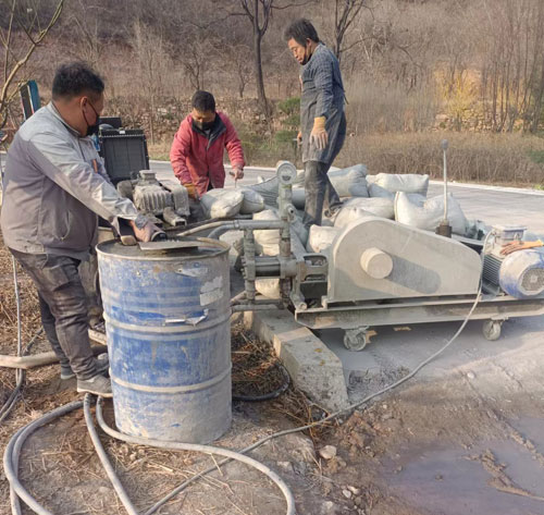 瑶海路面下沉注浆